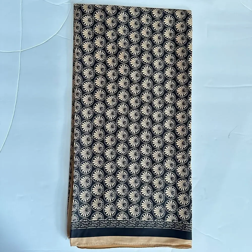 👉 Golden Shell Elegance Silk Scarf